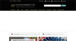 Desktop Screenshot of colour-ribbons.co.uk
